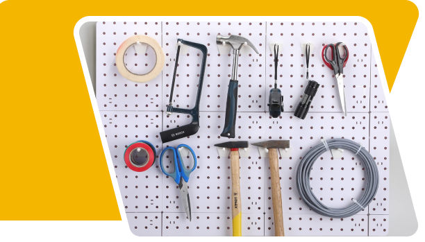 Pegboard Dot Wall Systems