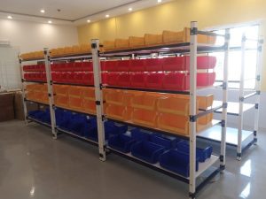 Plastic storage bins & containers